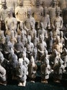 Qin Terra-Cotta Warriors and Horses Figurines Royalty Free Stock Photo